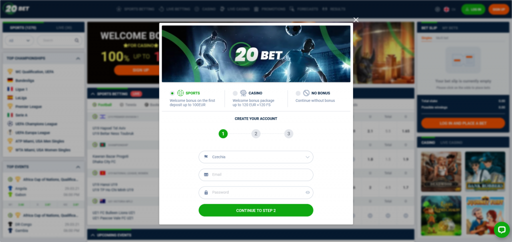 20Bet web